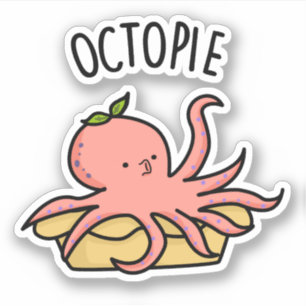Octo-pie Funny Octopus Pie Pun 