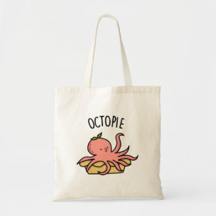 Octo-pie Funny Octopus Pie Pun Tote Bag