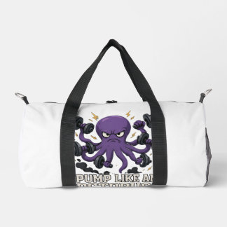 Octo Pump Gym Bag | Angry Octopus Fitness Design