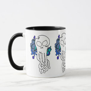 Octo Skull blue Mug