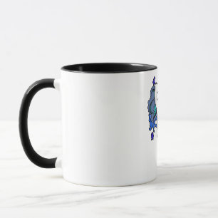 Octo skull blue mug