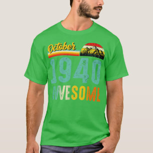October 1940 Birthday Gift Shirt Vintage October 1