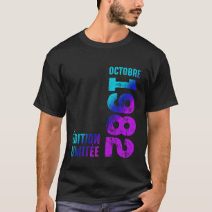 October 1982 Awesome Year 1982 Retro 1982 Vintage  T-Shirt