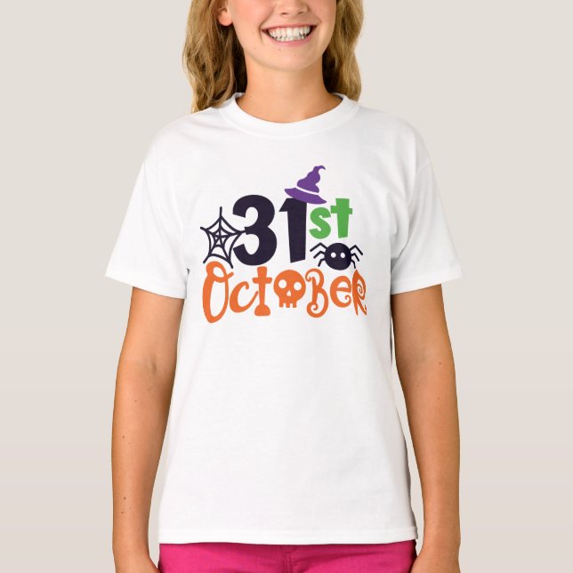 October 31st Fun Halloween T-Shirt (Front)