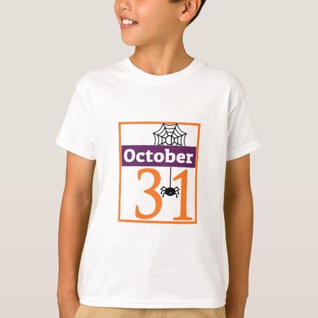 October 31st Halloween Personalized T-Shirt (Front)