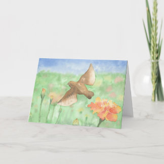 October; 5"x7" Folded Card; Blank Inside Card