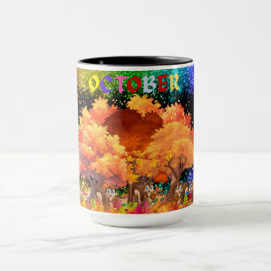 October Autumn Coffee Mug