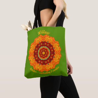 October Birth Month Flower Personalized Carryall Tote Bag