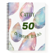 October Birthday or Anniversary Custom Name