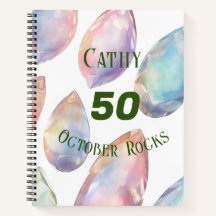 October Birthday or Anniversary Custom Name