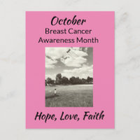 October Breast Cancer Awareness Month Support Love