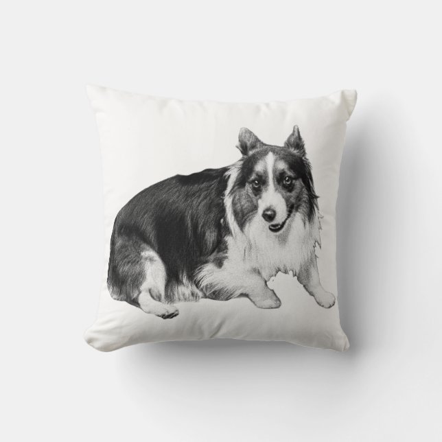October Companion Throw Pillow (Front)