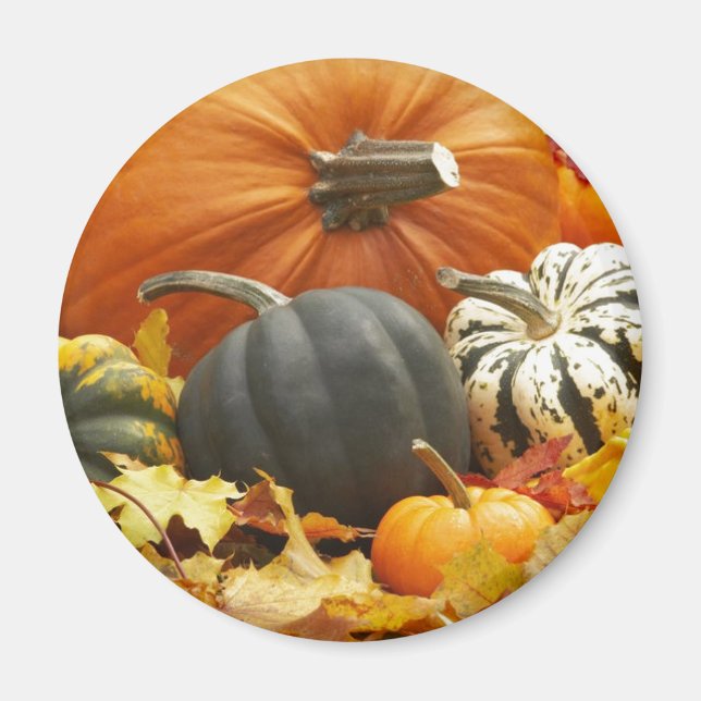 October Decoration Magnet (Front)