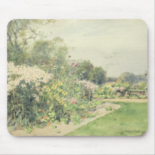 October Flowers Mouse Pad