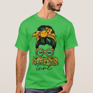 October Girl Halloween Thanksgiving Fall Birthday T-Shirt