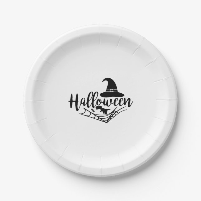 October Girl Shirt, Messy Bun Glasses October Girl Paper Plate (Front)