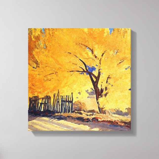 “October Gold” by  Maynard Dixon Canvas Print (Front)