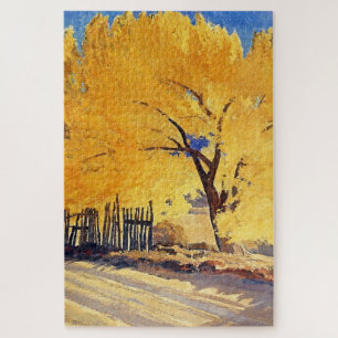 “October Gold” by  Maynard Dixon Jigsaw Puzzle