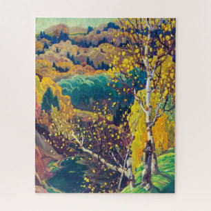 October Gold Franklin Carmichael Jigsaw Puzzle
