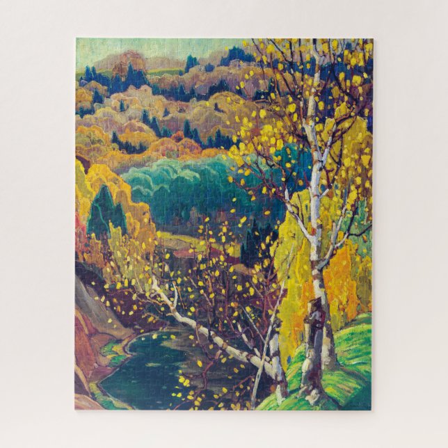 October Gold | Franklin Carmichael | Jigsaw Puzzle (Vertical)