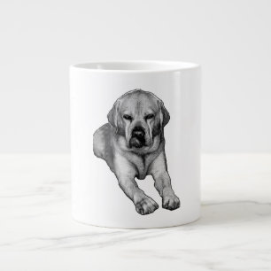 October Guardian in Dots Large Coffee Mug
