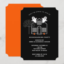 October Housewarming Party Invitations