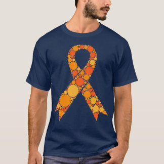 October Is ADHD Awareness Neurodiversity Orange Po T-Shirt