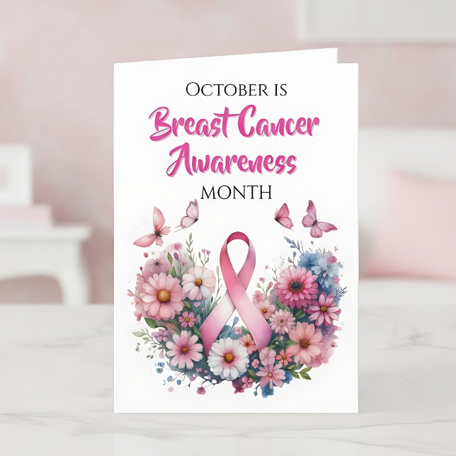 October is Breast Cancer Awareness Month Card (Creator Uploaded)