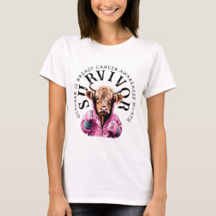 October is Breast Cancer  Awareness SURVIVOR T-Shirt