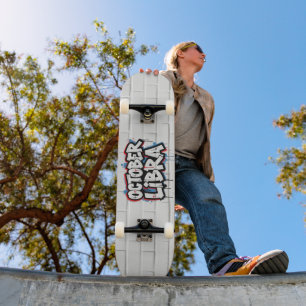 October Libra Graffiti Zodiac Skateboard