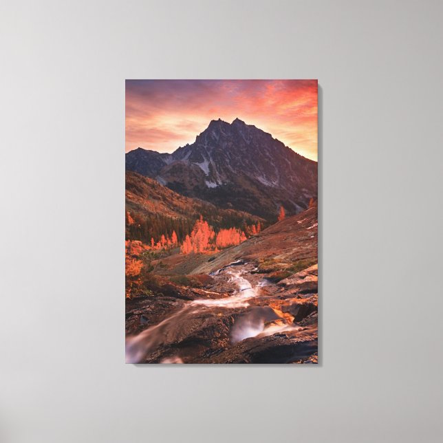 October Light on Headlight Basin Canvas Print (Front)