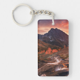 October Light on Headlight Basin Keychain
