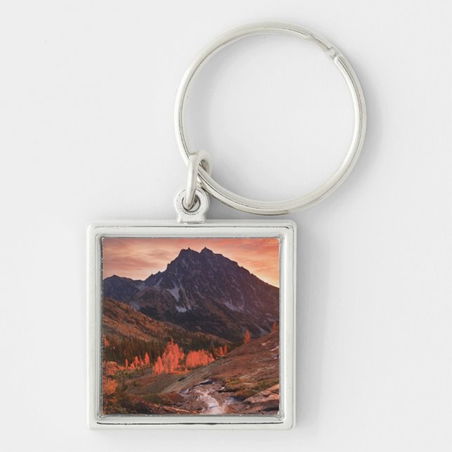October Light on Headlight Basin Keychain (Front)