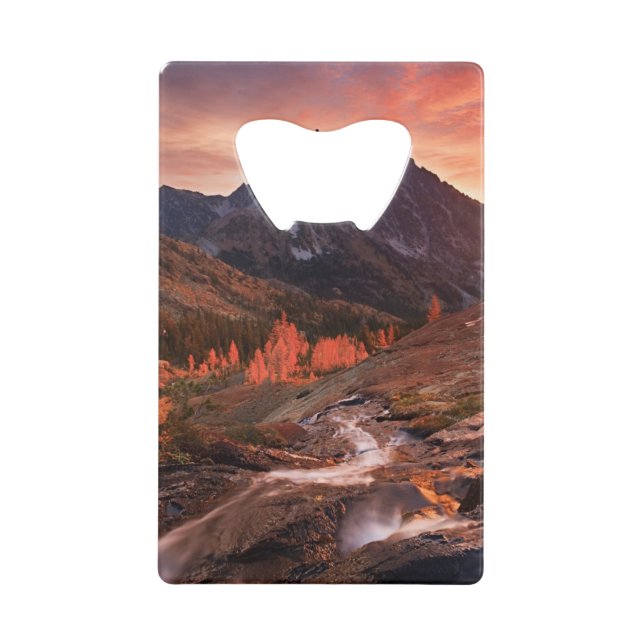 October Light on Headlight Basin Wallet Bottle Opener (Front)