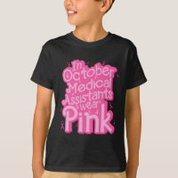 October Medical Istant Wear Pink Cma Breast Cancer