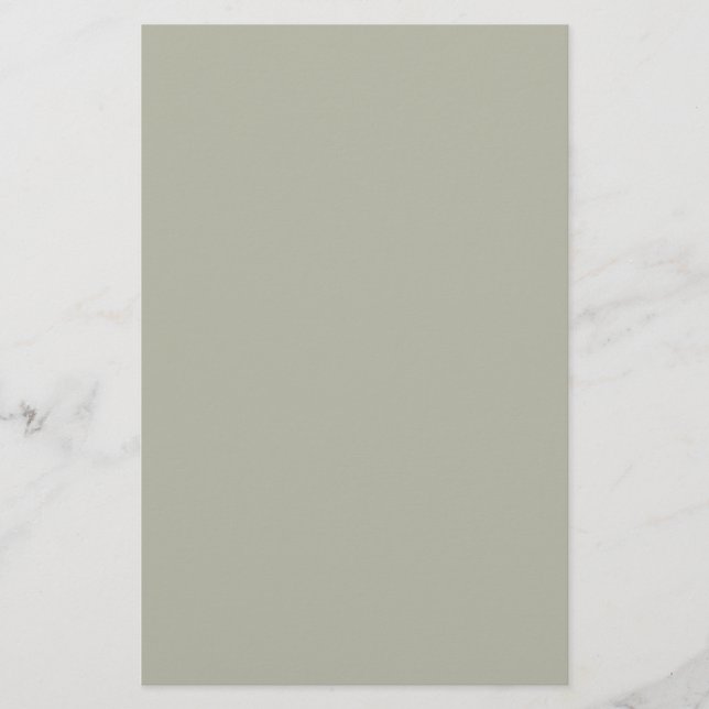 October Mist Solid Colour Stationery (Front)
