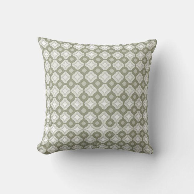 October Mist Throw Pillow (Front)