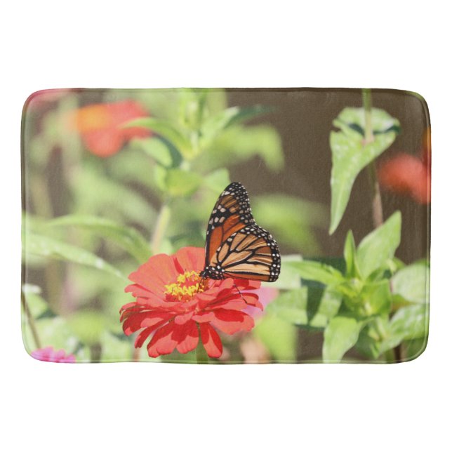 October Monarch Bath Mat (Front)