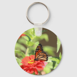 October Monarch Keychain