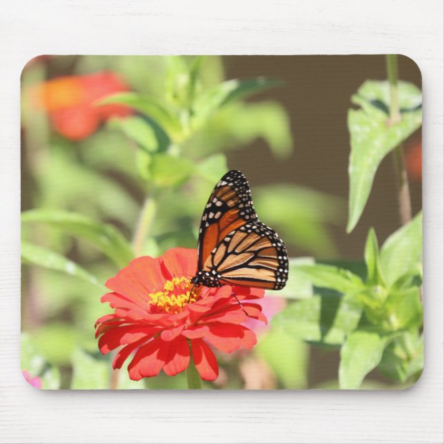 October Monarch Mouse Pad (Front)
