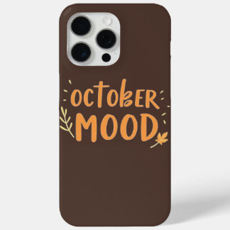 October Mood Cozy Fall iPhone 15 Pro Max Case
