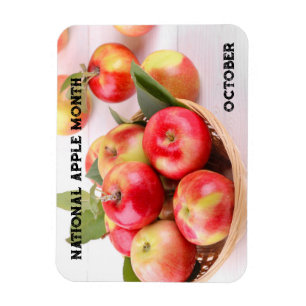 October National Apple Month Magnet