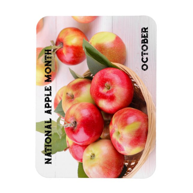 October National Apple Month Magnet (Vertical)