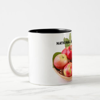 October National Apple Month Two-Tone Coffee Mug