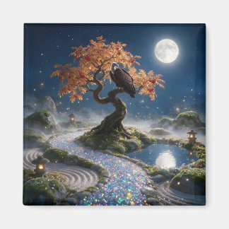 October Opal Zen Garden Magnet