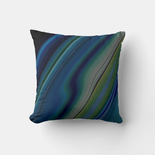 October Rain Throw Pillow (Front)