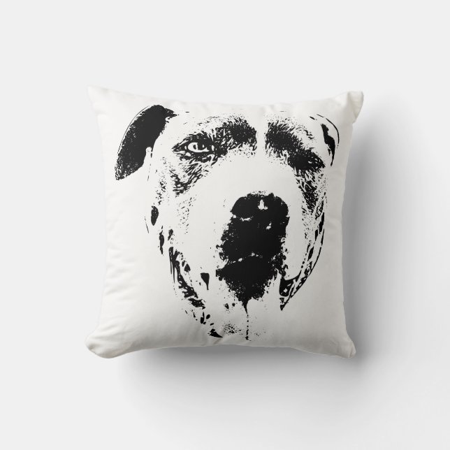 October Rascal Throw Pillow (Front)