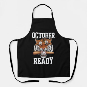 October Ready For Ready Tiger Baseball 2024 Apron