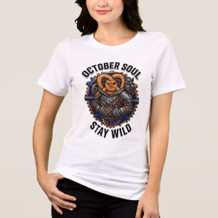 October Soul Stay Wild Ram T-Shirt Tri-Blend Shirt