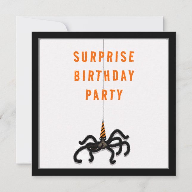 October Surprise Party Invitation (Front)